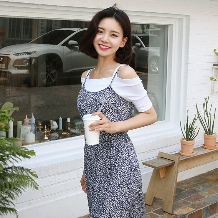 Ange Charme ノースリーブ ロングワンピース ONE PIECE