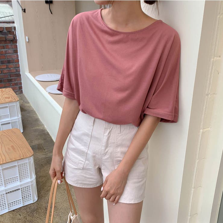 バックリボンハーフスリーブTシャツ バックシャン デコルテ | PREMIUM K | 詳細画像3 