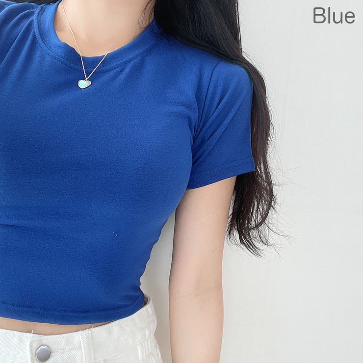 cadune 半袖クロップドシャツ 水色 新品未使用タグ付CADUNEカデュネ 半袖シャツ ブラウス｜Yahoo