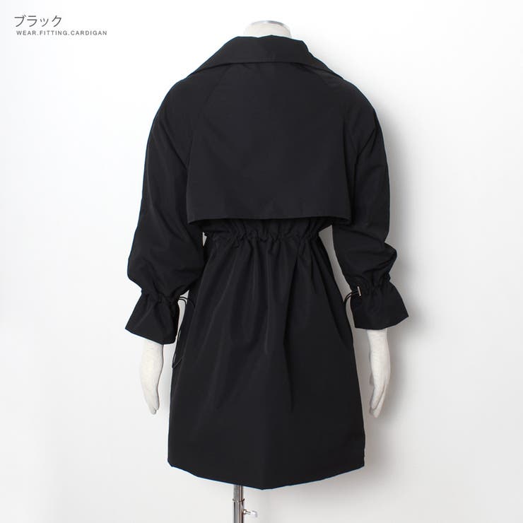 全6色 オーバーサイズミドル丈トレンチコート 【M/L】[品番