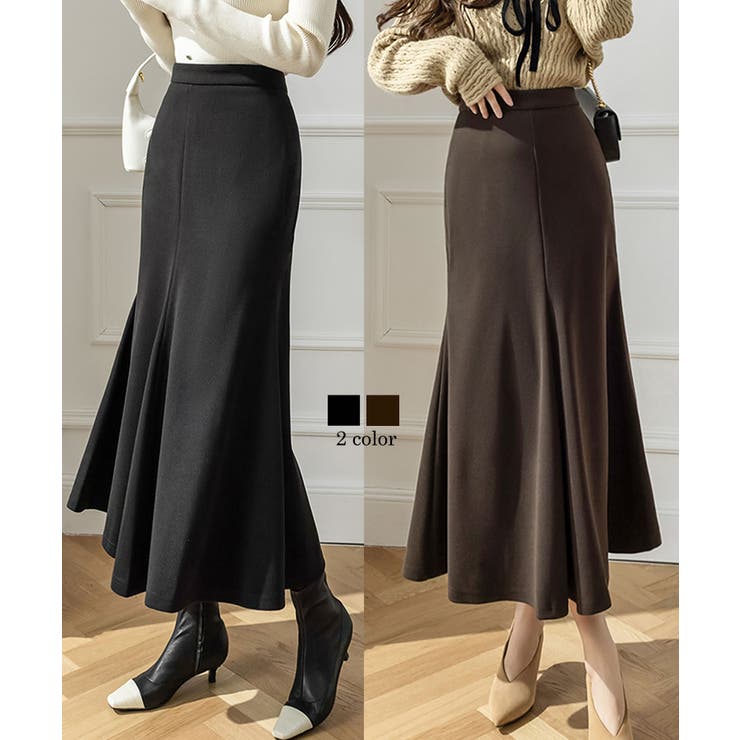 Emma（SELECT LEVERY） スカート デニム (nod)セミタイトデニムロングスカート レディース : ZOZOTOWN Yahoo!店  - 通販 - Yahoo!ショッピング