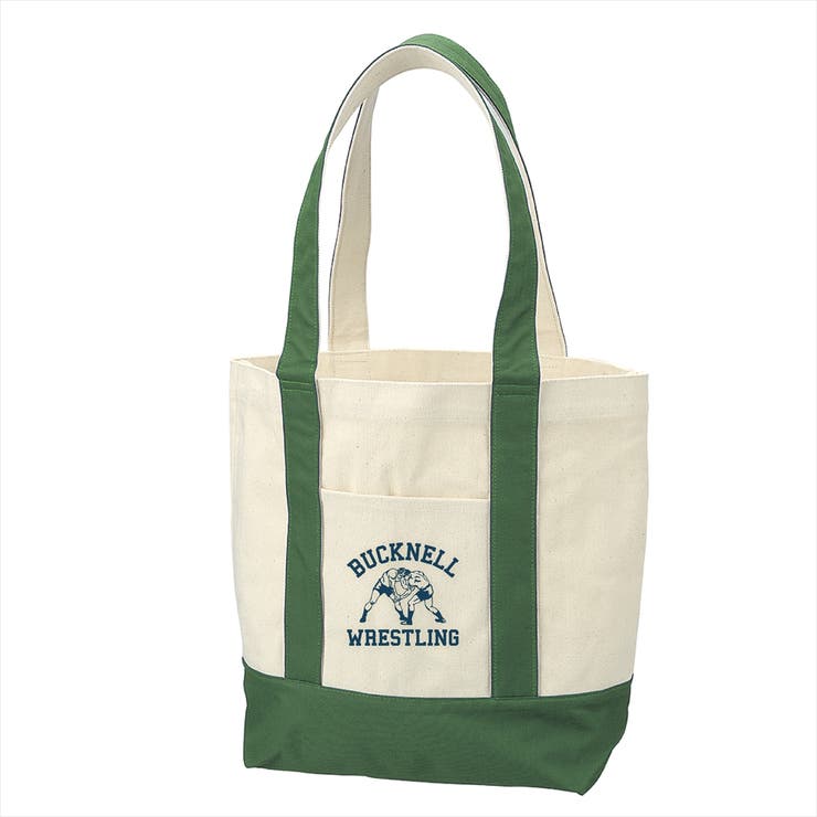 グリーン | Ol Basics バイカラートートバッグ | printrium