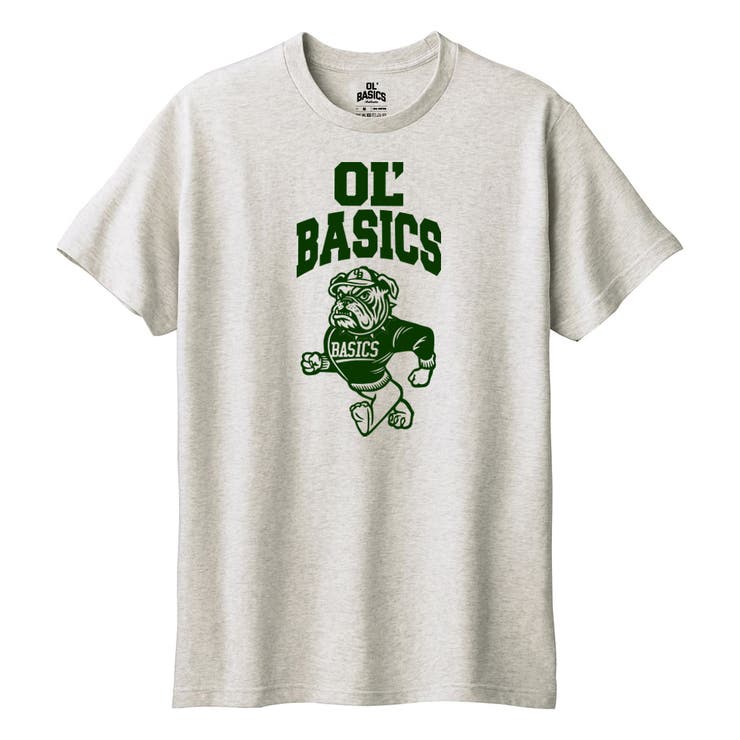 オートミール | Ol Basics 半袖Tシャツ | printrium