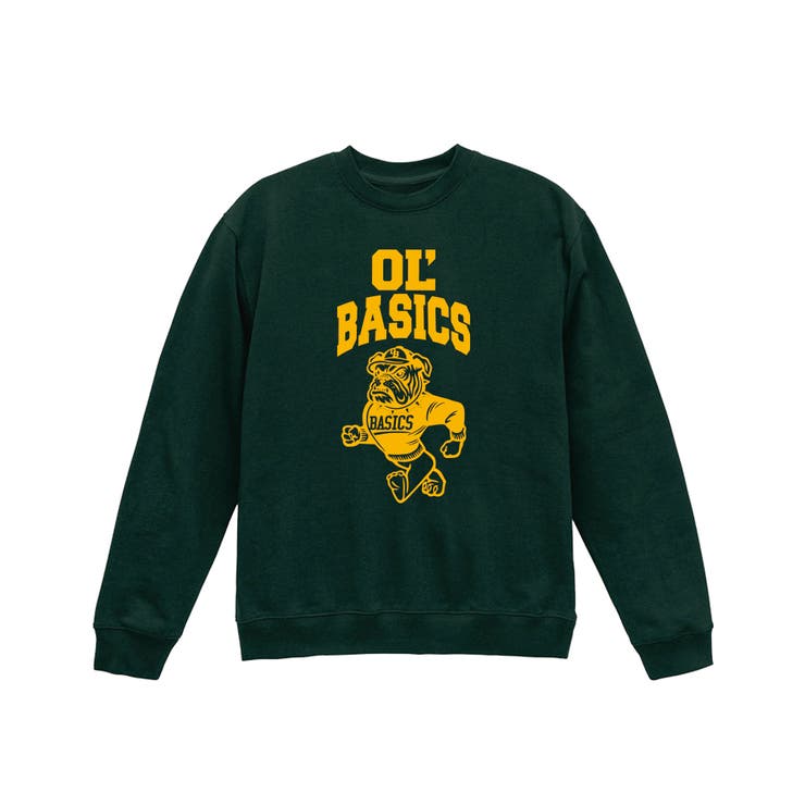 モスグリーン | Ol Basics トレーナー | printrium