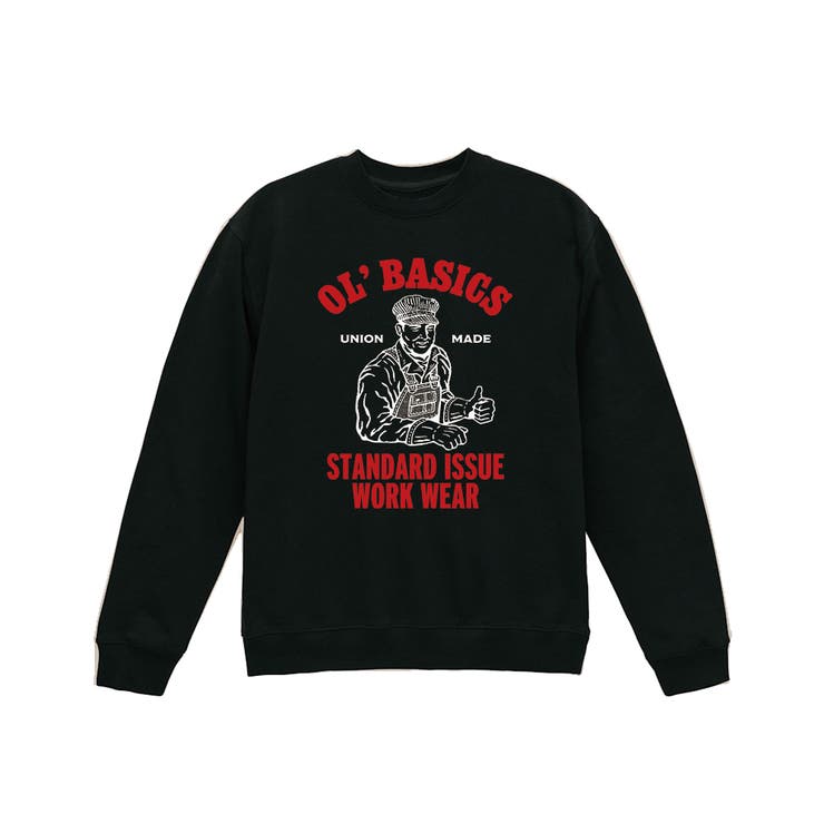 ブラック | Ol Basics トレーナー | printrium