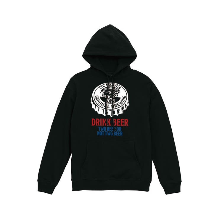 ブラック | Ol Basics プルパーカー | printrium