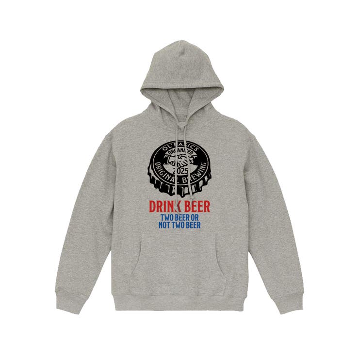 ミックスグレー | Ol Basics プルパーカー | printrium