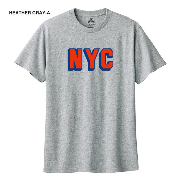 ヘザーグレー-A | Ol Basics 半袖Tシャツ | printrium