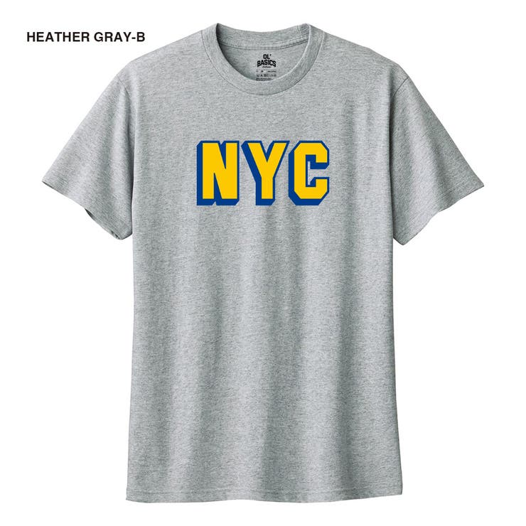 ヘザーグレー-B | Ol Basics 半袖Tシャツ | printrium