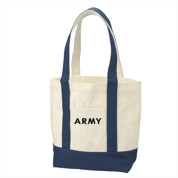 ネイビー | Ol Basics バイカラートートバッグ | printrium