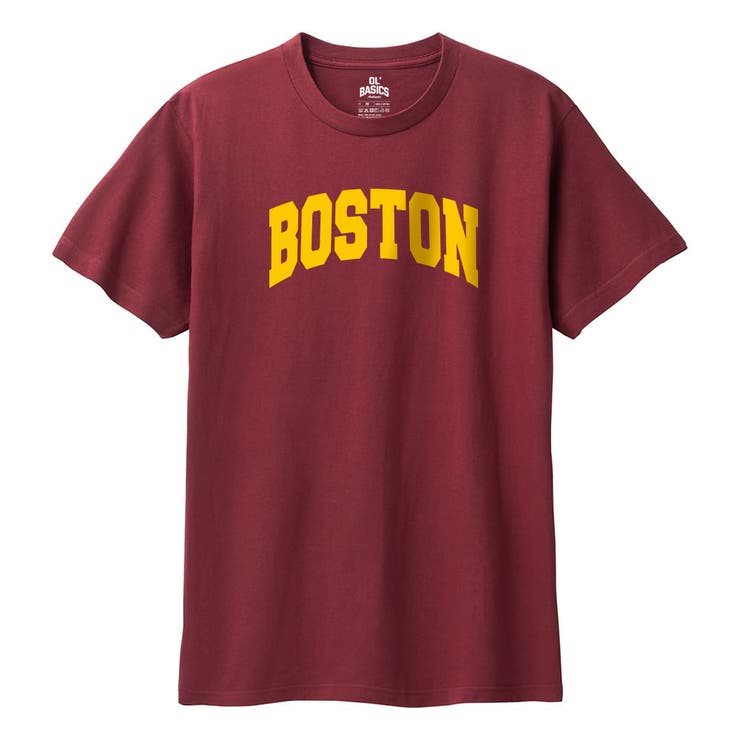 バーガンディ | Ol Basics 半袖Tシャツ | printrium