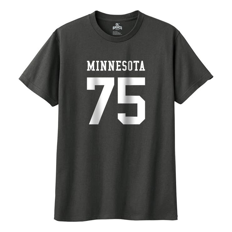 チャコール | Ol Basics 半袖Tシャツ | printrium