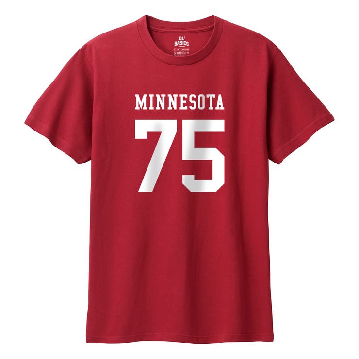 ガーネットレッド | Ol Basics 半袖Tシャツ | printrium