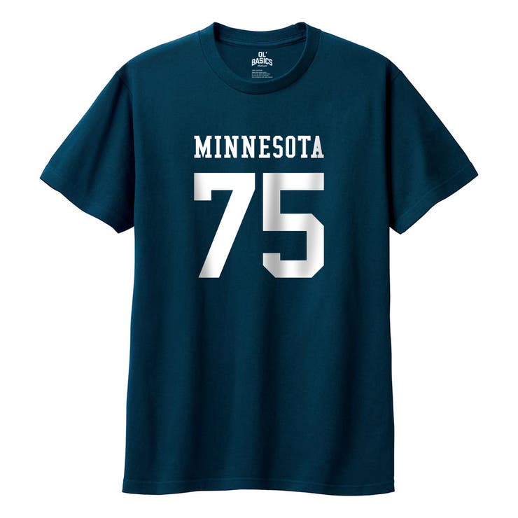 インディゴ | Ol Basics 半袖Tシャツ | printrium