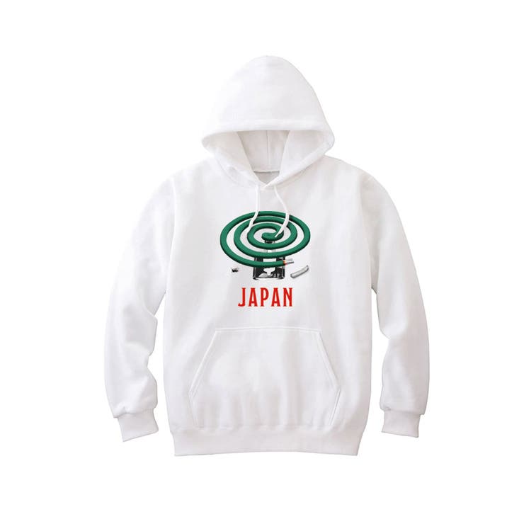 ホワイト | NIPOP（ニポップ） プルパーカー スウェット | printrium