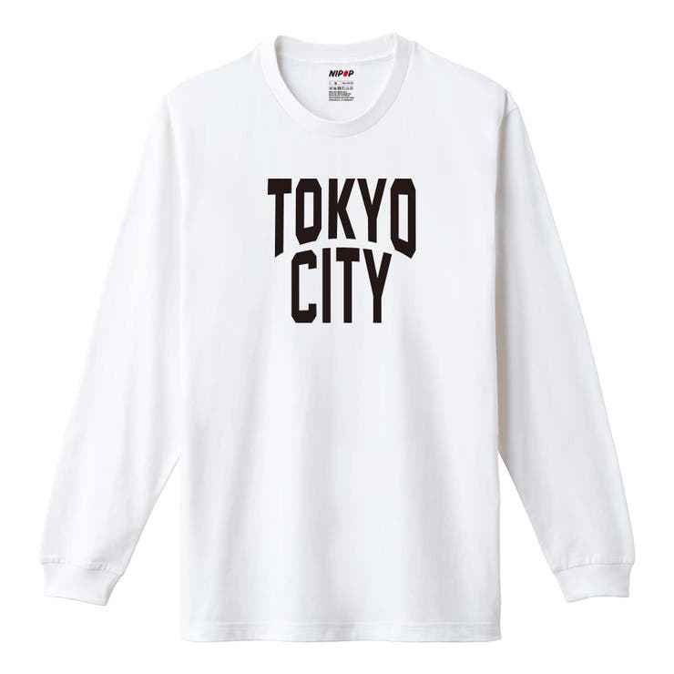 ホワイト | NIPOP（ニポップ） 長袖Tシャツ 東京 | printrium