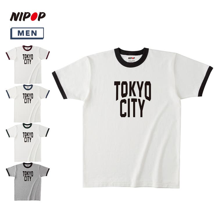 NIPOP（ニポップ） 半袖Tシャツ リンガー | printrium | 詳細画像1 