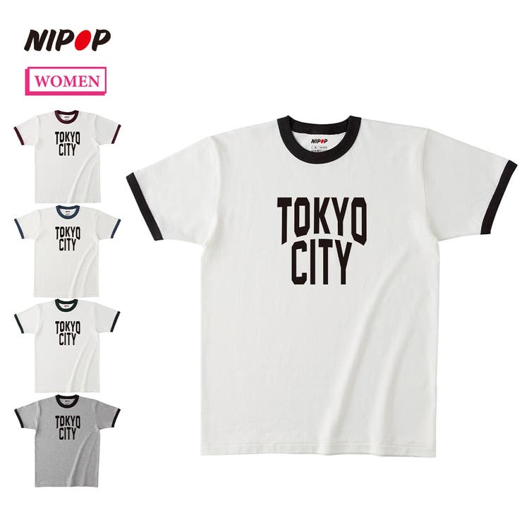 NIPOP（ニポップ） 半袖Tシャツ リンガー | printrium | 詳細画像1 