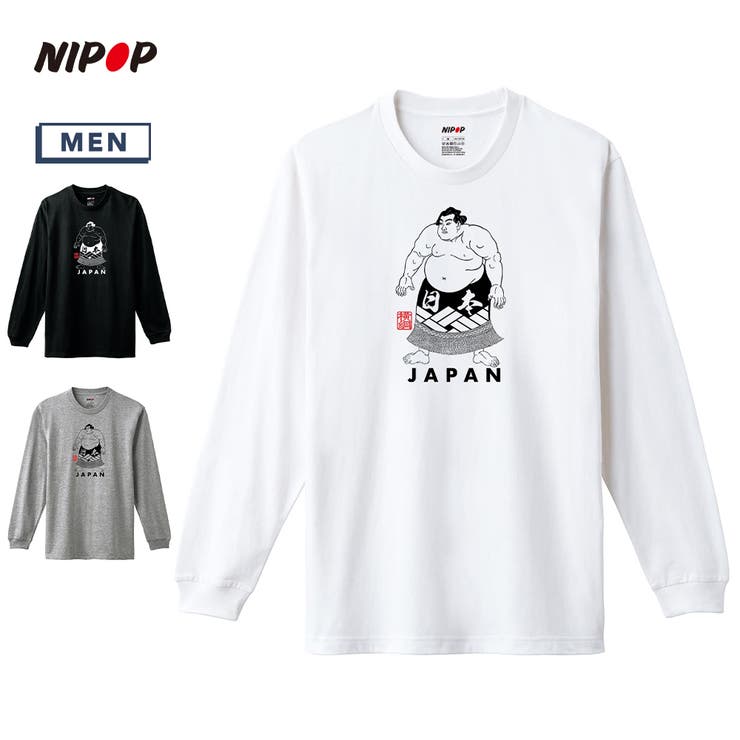 NIPOP（ニポップ） 長袖Tシャツ 力士 | printrium | 詳細画像1 