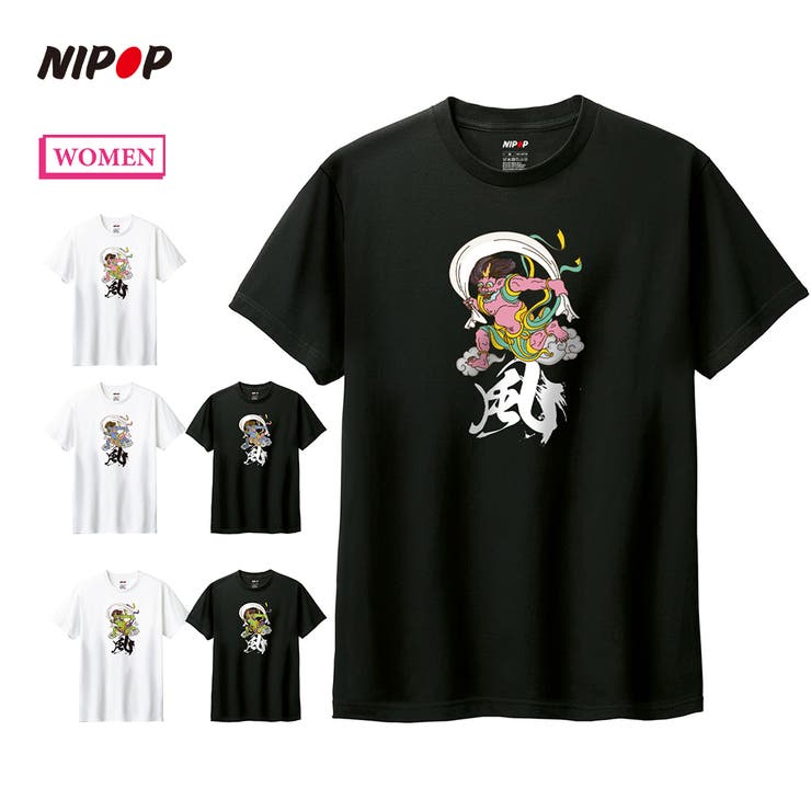 NIPOP（ニポップ） 半袖Tシャツ 風神 | printrium | 詳細画像1 