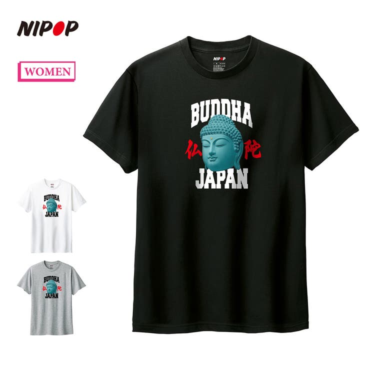 NIPOP（ニポップ） 半袖Tシャツ 仏陀 | printrium | 詳細画像1 