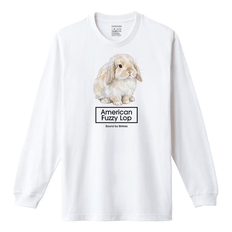 ホワイト | Moftique（モフティック） 長袖Tシャツ アメリカン | printrium