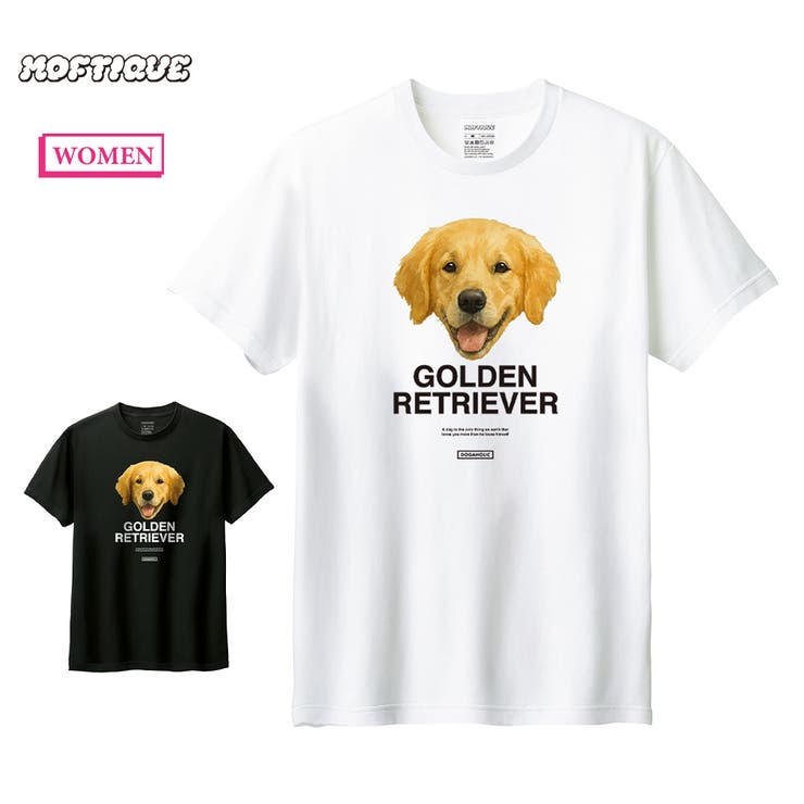 Moftique（モフティック） 半袖Tシャツ ゴールデンレトリーバー | printrium | 詳細画像1 