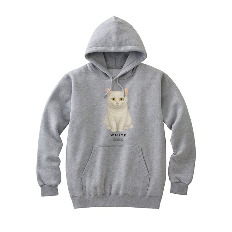 ヘザーグレー | Moftique（モフティック） プルパーカー スウェット | printrium