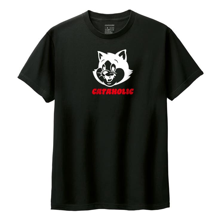 ブラック | Moftique（モフティック） 半袖Tシャツ ロゴ | printrium