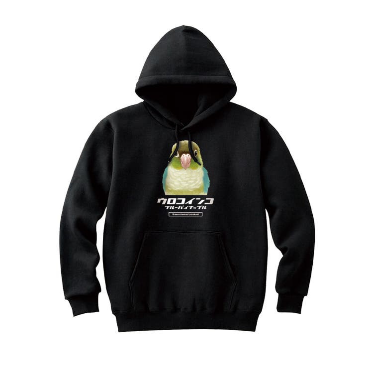 ブラック | Moftique（モフティック） プルパーカー スウェット | printrium