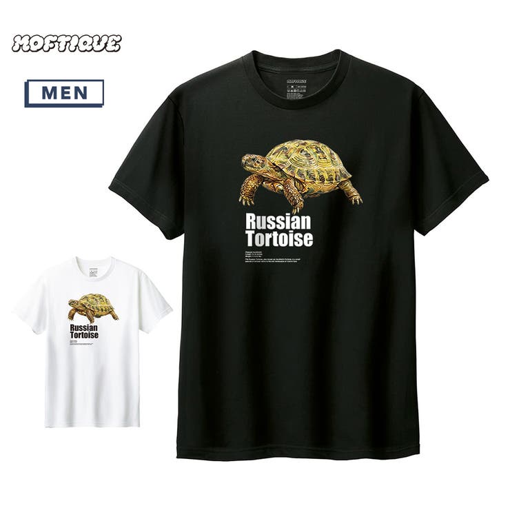 Moftique（モフティック） 半袖Tシャツ ロシアリクガメ | printrium | 詳細画像1 