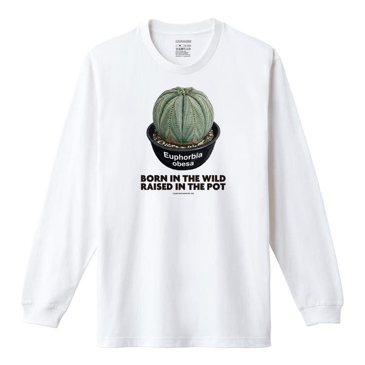ホワイト | Moftique（モフティック） 長袖Tシャツ ユーフォルビア | printrium