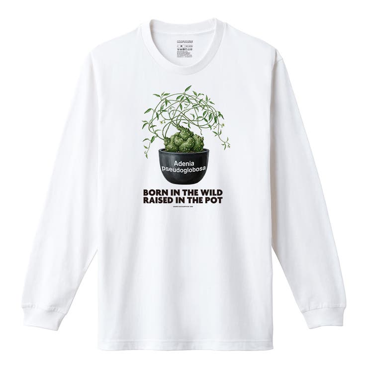 ホワイト | Moftique（モフティック） 長袖Tシャツ アデニア | printrium
