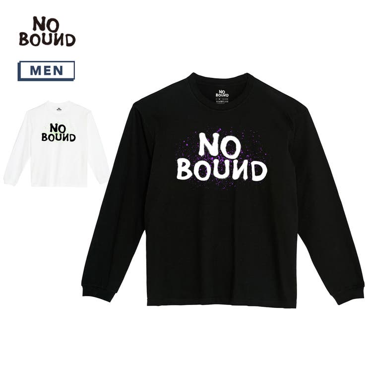 NOBOUND 長袖Tシャツ ロゴ | printrium | 詳細画像1 