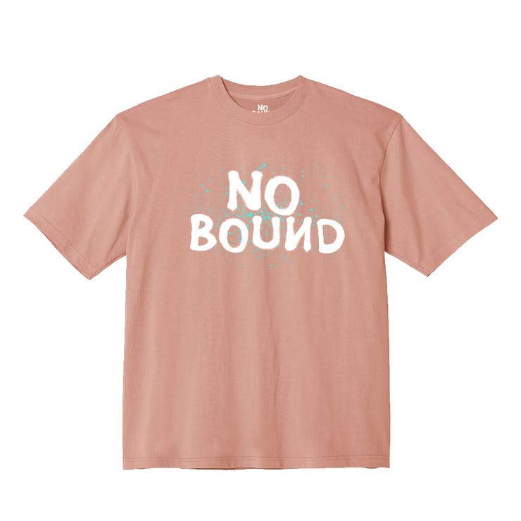 ダスティーピンク | NOBOUND 半袖Tシャツ ロゴ | printrium