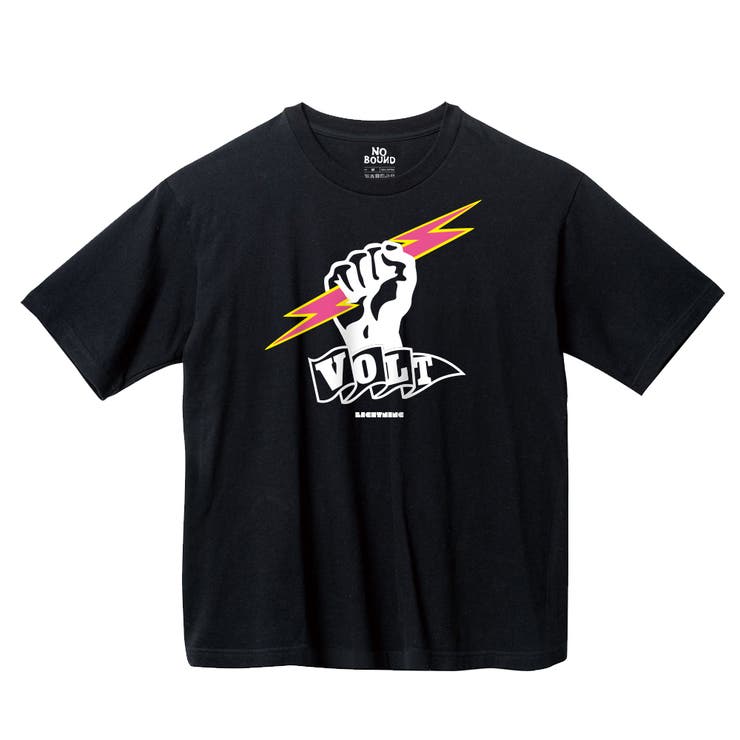 ブラック | NOBOUND 半袖Tシャツ ロゴ | printrium