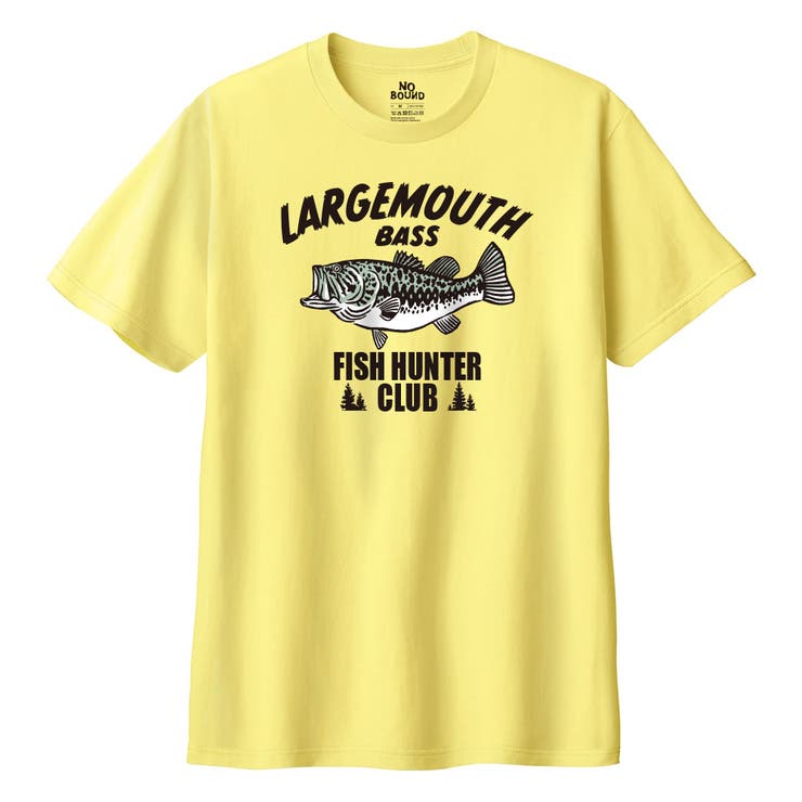 イエロー | NOBOUND 半袖Tシャツ バスイラスト | printrium