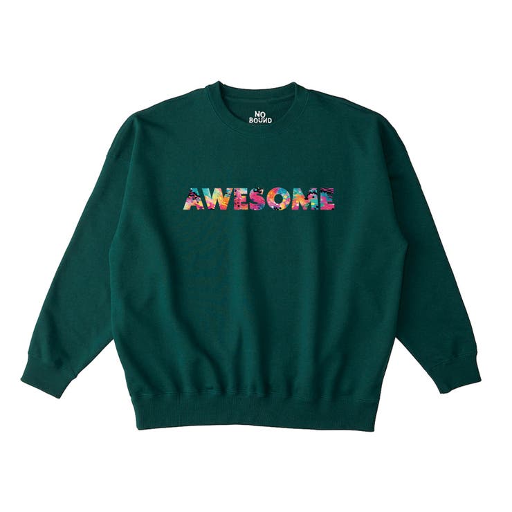 ダークグリーン | NOBOUND トレーナー メンズ | printrium