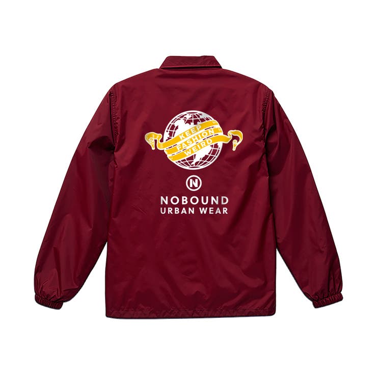 バーガンディ | NOBOUND コーチジャケット イラスト | printrium