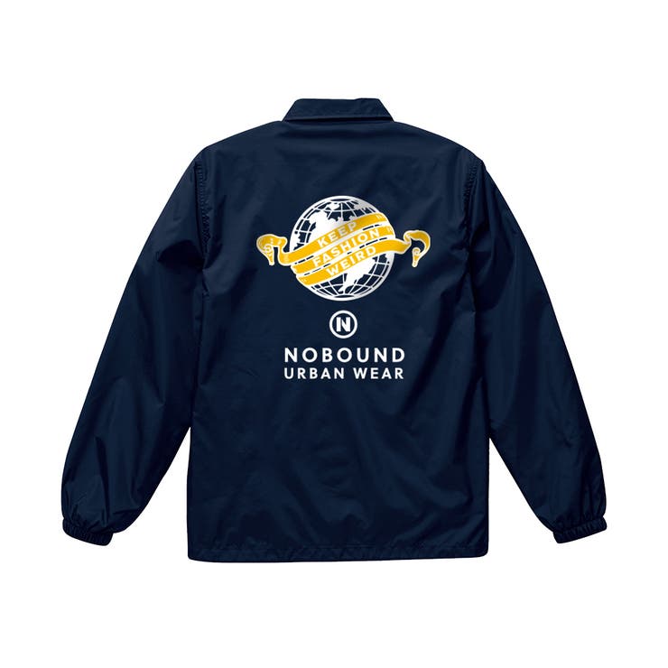 ネイビー | NOBOUND コーチジャケット イラスト | printrium