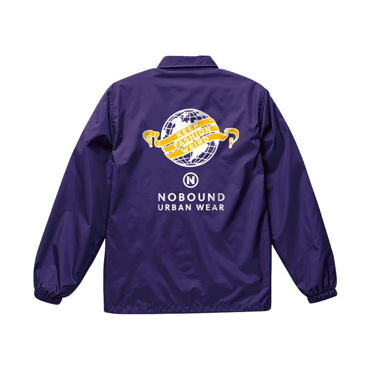パープル | NOBOUND コーチジャケット イラスト | printrium