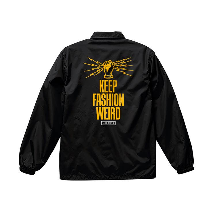 ブラック | NOBOUND コーチジャケット イラスト | printrium