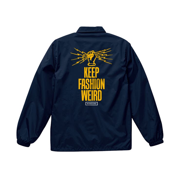 ネイビー | NOBOUND コーチジャケット イラスト | printrium