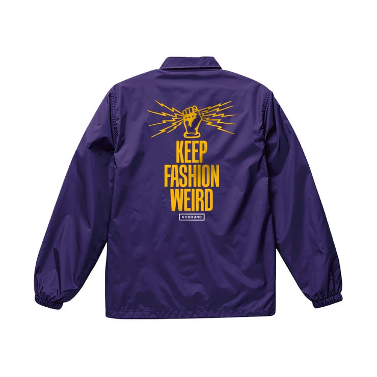 パープル | NOBOUND コーチジャケット イラスト | printrium
