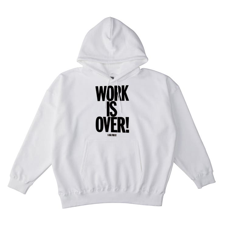 ホワイト | NOBOUND プルパーカー スウェット | printrium