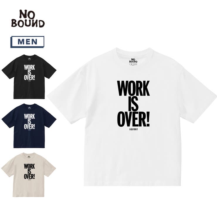 NOBOUND 半袖Tシャツ メッセージ | printrium | 詳細画像1 