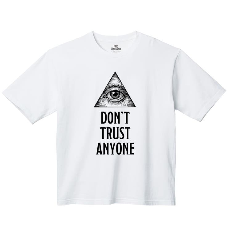 ホワイト | NOBOUND 半袖Tシャツ メッセージ | printrium