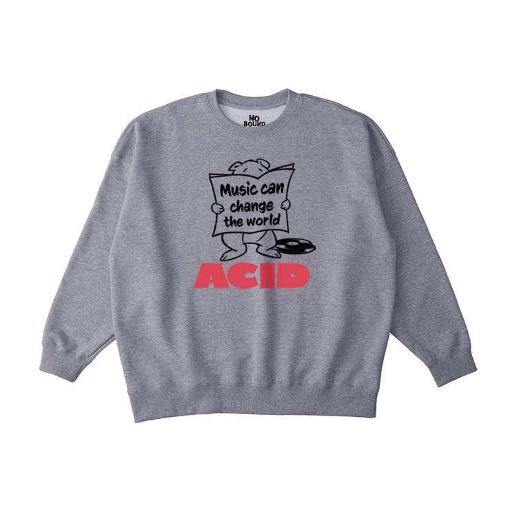 ヘザーグレー | NOBOUND トレーナー スウェット | printrium