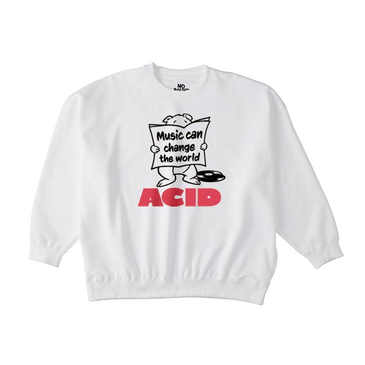 ホワイト | NOBOUND トレーナー スウェット | printrium