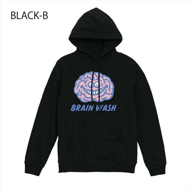 ブラック-B | NOBOUND プルパーカー スウェット | printrium